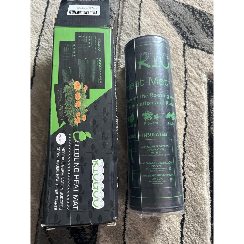 Riogoo Seedling Heat Mat 10" x 20.75" - Seed Starting Propagation Mat